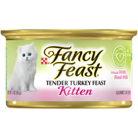 Fancy Feast Purina Kitten Tender Turkey Feast Wet Kitten Food Pate