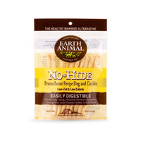 Earth Animal No-Hide Rawhide Alternative Dog & Cat Treat Stix, Peanut Butter