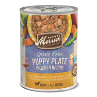 Merrick Grain Free Puppy Plate Chicken Recipe Wet Dog Food