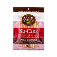 Earth Animal No-Hide Rawhide Alternative Dog & Cat Treat Stix, Grass-Fed Beef