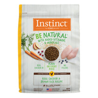 Instinct Be Natural Chicken & Brown Rice Dry Dog Food, 4.5Lb