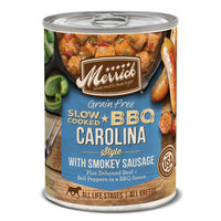 Merrick Slow-Cooked Carolina Style Bbq Sausage Recipe Grain Free Wet Dog Food
