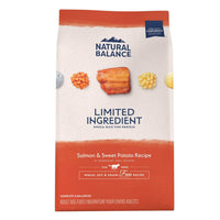 Natural Balance Limited Ingredient Grain Free Salmon & Sweet Potato Recipe Dry Dog Food, 24lb