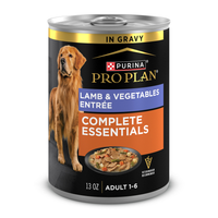 Purina Pro Plan Complete Essentials Lamb And Vegetables Entree In Gravy Wet Dog Food - 13-Oz Pack Of 12