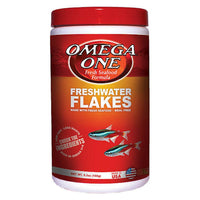 Omega-One Freshwater Fish Food Flakes, 5.3Oz