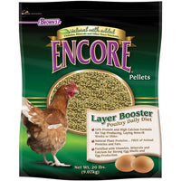 Brown's Encore Natural Layer Booster Food For Poultry, 20lb