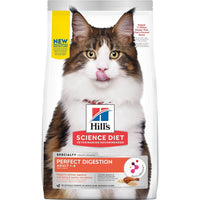 Hill's Science Diet Adult 7+ Perfect Digestion Chicken, Barley & Whole Oats Recipe Dry Cat Food