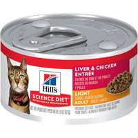 Hill's Science Diet Adult Light Liver & Chicken Entree Wet Cat Food