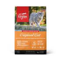 Orijen Fresh & Raw Animal Ingredients High Protein Original Dry Cat Food, 4lb
