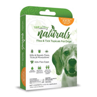 Vetality Naturals Flea & Tick Topicals For Dogs  16-40 Lbs