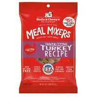 Stella & Chewy's Freeze Dried Raw Meal Mixers Dog Food Topper, Tantalizing Turkey Recipe