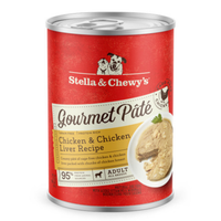 Stella & Chewy's Gourmet Pâté Wet Dog Food - Chicken & Chicken Liver Recipe - 12.5-Oz