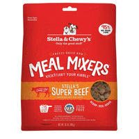 Stella & Chewy's Freeze Dried Raw Stella's Super Beef Recipe Meal Mixers Dog Food Topper