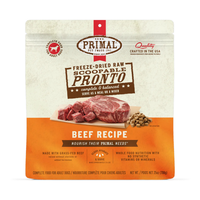 Primal Pronto Freeze-Dried Raw Beef Recipe Freeze-Dried Dog Food, 7 Oz