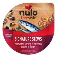 Nulo Freestyle Cat & Kitten Mackerel, Shrimp, & Mussels Stew Wet Cat Food, 2.8 Oz Cup
