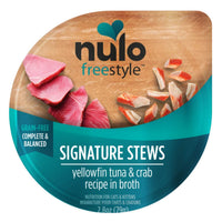 Nulo Freestyle Cat & Kitten Yellowfin Tuna & Crab Stew Wet Cat Food, 2.8 Oz Cup