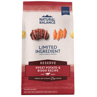 Natural Balance Limited Ingredient Reserve Grain Free Sweet Potato & Bison Recipe Dry Dog Food