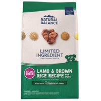 Natural Balance Limited Ingredient Lamb & Brown Rice Small Breed Recipe Dry Dog Food