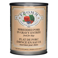 Fromm Four-Star Shredded Pork In Gravy Entrée Food For Dogs 12 Oz