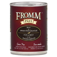 Fromm Pâté Beef & Sweet Potato Pâté Food For Dogs 12.2 Oz