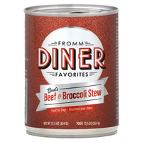 Fromm Diner Favorites Bud's Beef & Broccoli Stew Food For Dogs 12.5 Oz