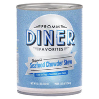 Fromm Diner Favorites Skipper’S Seafood Chowder Stew Food For Dogs 12.5 Oz