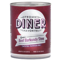 Fromm Diner Favorites Bella's Beef Barkundy Stew Food For Dogs 12.5 Oz