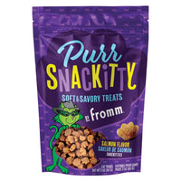 Fromm Purrsnackitty Salmon Flavor Snackitties Treats For Cats 3 Oz