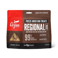 Orijen Freeze Dried Dog Treats, Grain Free, High Protein, Regional Red, 1.5Oz