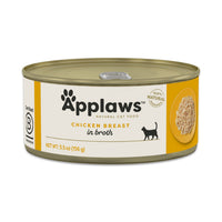 Applaws Chicken Breast In Broth Natural Adult Wet Cat Food, 2.47-Oz
