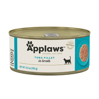 Applaws™ Natural Adult Wet Cat Food Tuna Filet In Broth, 5.5-Oz Pack Of 24