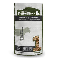 Purebites Mini-Purebites Beef Freeze Dried Dog Treats, 1 Ingredient, Made In Usa, 3Oz