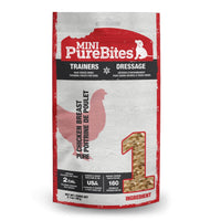 Purebites Mini-Purebites Raw Freeze-Dried Chicken Dog Training Treats, 2.1Oz