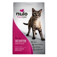 Nulo Freestyle Cat & Kitten Grain-Free Chicken & Cod Dry Cat Food, 5-Lb