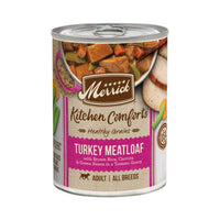 Merrick Kitchen Comforts Healthy And Natural Canned Adult, Turkey Meatloaf With Brown Rice And Gravy Wet Dog Food