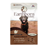 Earthborn Holistic Primitive Natural Turkey Meal & Vegetables Grain-Free Dry Dog Food, 12.5lb