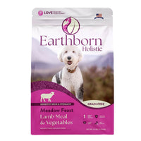 Earthborn Holistic Meadow Feast Lamb Meal & Vegetables Grain-Free Dry Dog Food, 12.5lb