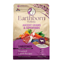 Earthborn Holistic Unrefined Roasted Lamb With Ancient Grains & Superfoods Dry Dog Food