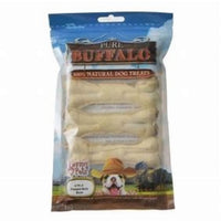 Loving Pets Pure Buffalo Pressed Bully Bone Dog Treats, 4"