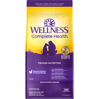 Wellness Complete Health Adult Dry Dog Food, Deboned Chicken & Oatmeal Recipe, 26 Lb