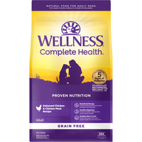 Wellness Complete Health Grain Free Adult Dry Dog Food, Chicken & Chicken Meal Recipe, 22 Lb