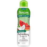 Tropiclean Refreshing Watermelon 2-In-1 Shampoo And Conditioner For Dogs & Cats