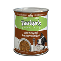 Barker's Complete Chunky Beef Chopped Classics Adult Wet Dog Food
