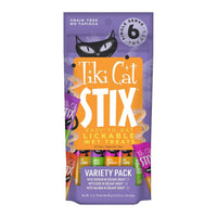 Tiki Cat Stix Grain Free Lickable Cat Treats, Variety Pack, 6 Pack