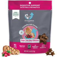 Shameless Pets Cran You Say Chicken Crunchy Cat Treats, 2.5Oz
