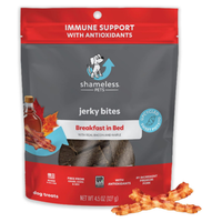 Shameless Pets Breakfast In Bed Bacon & Maple Jerky Dog Treats, 4.5Oz
