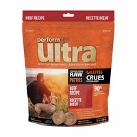 Performatrin Ultra Freeze-Dried Raw Patties Beef Recipe Dog Food, 4Oz