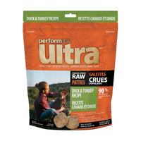 Performatrin Ultra Freeze-Dried Raw Patties Duck & Turkey Recipe Dog Food, 4Oz