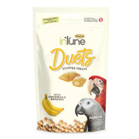 Higgins Intune Duets Chickpeas & Bananas Treats For Parrots & Macaws, 3Oz