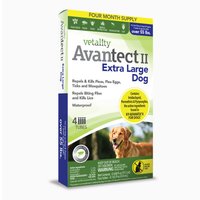 Vetality Avantect Ii Topical Flea & Tick Treatment For Small Dogs, 4-10 Lbs - 4 Dose